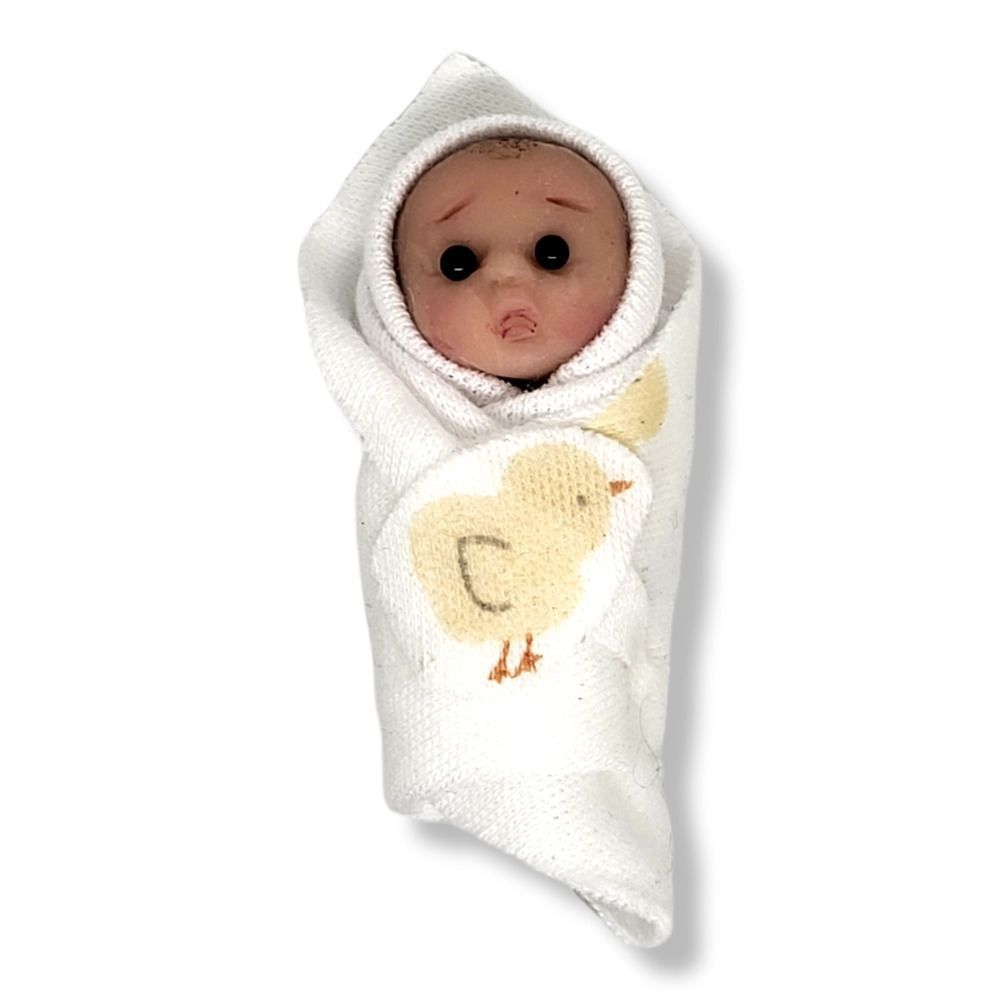 Handmade in England Micro Swaddled Baby Doll